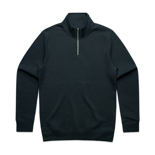 NAVY stencil-half-zip-crew-navy